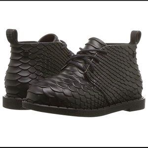 Mini Melissa + Baja East Python Boot Black 5 NWT